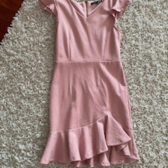 Miss Behave Girls Size 14 Light Pink Fiona Ruffle Dress NEW - Picture 2 of 9